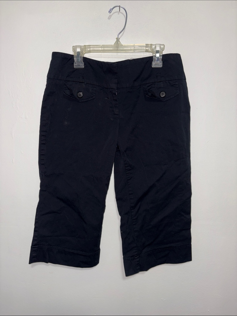 Black Women's Y2K Capri Pants
